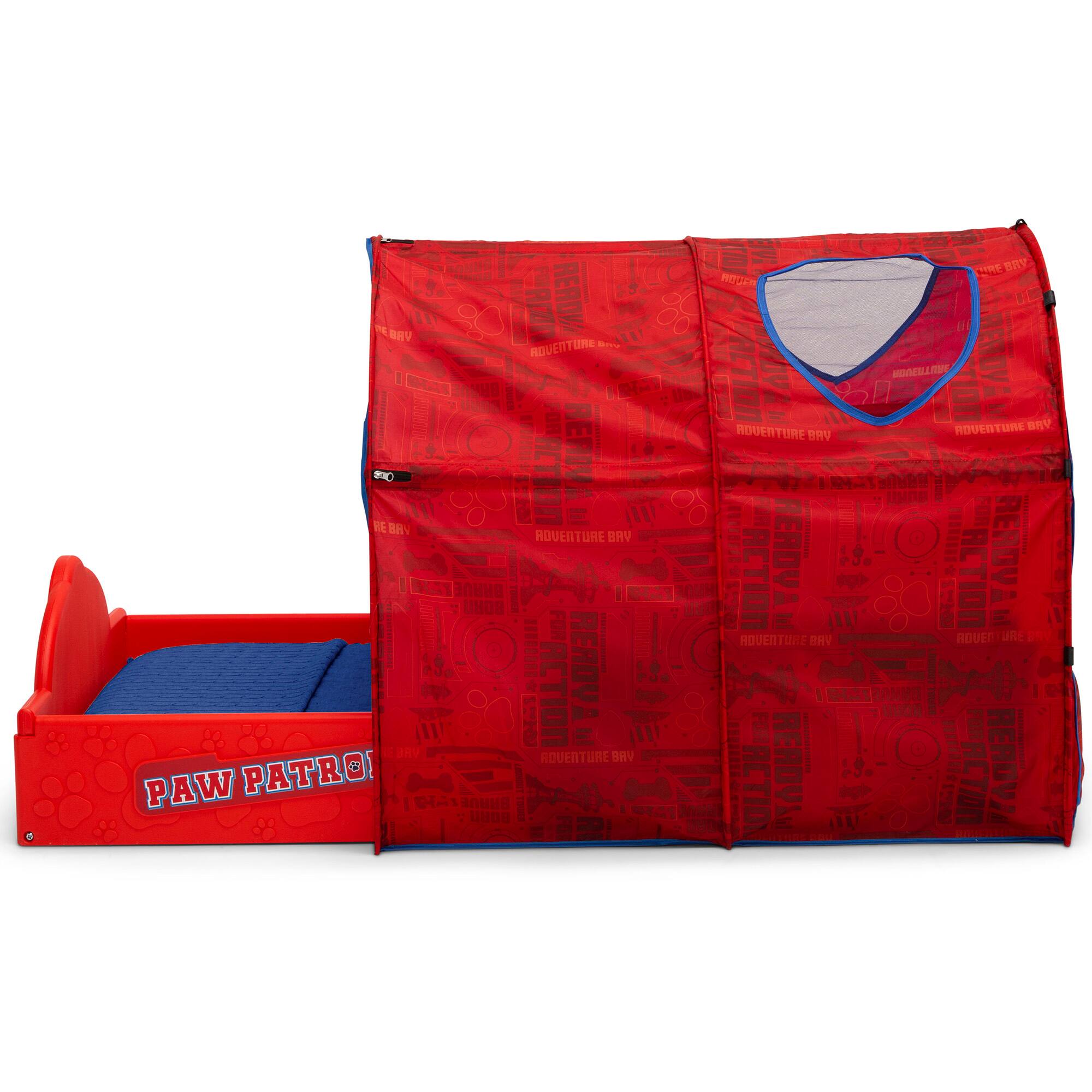 Delta Children Nick Jr. PAW Patrol Sleep & Play Toddler Bed with Tent